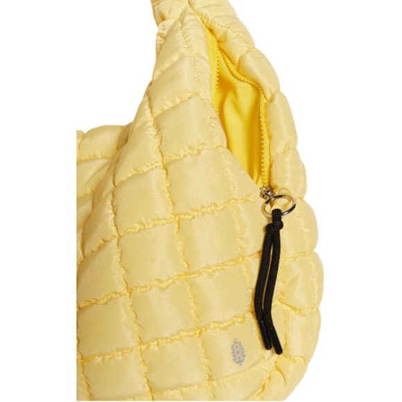 Free People Movement Quilted Carryall Bag in Sour Citrus Or Bubblegum NWT - Picture 4 of 6